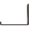 Ekena Millwork Steel Hanging Shelf Bracket, Hammered Gray 2"W x 8"D x 6"H BKTM02X08X06HSHGY - alternate 8